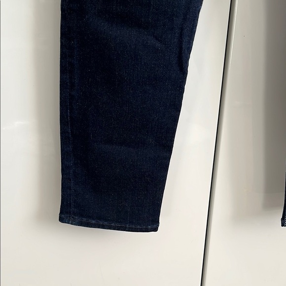 VERONICA BEARD Debbie 10”Skinny Contrast Stitch Dark Denim Jeans, SZ 30 - Picture 6 of 11